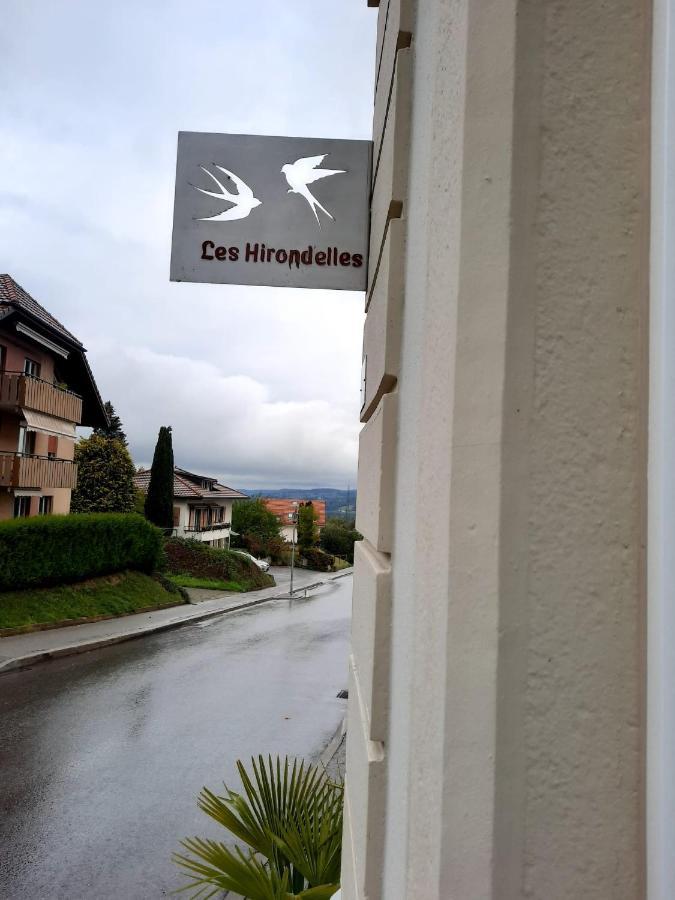 Les Hirondelles, Appartement De Vacances Avec Terrasse Et Coin Grillades Granges Dış mekan fotoğraf