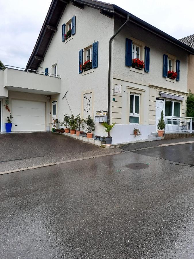Les Hirondelles, Appartement De Vacances Avec Terrasse Et Coin Grillades Granges Dış mekan fotoğraf